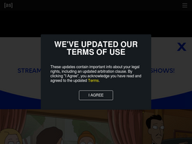 'adultswim.com' screenshot