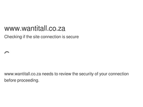 'wantitall.co.za' screenshot