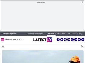 'latestly.com' screenshot