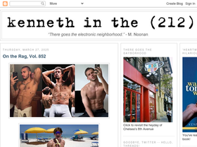 'kennethinthe212.com' screenshot