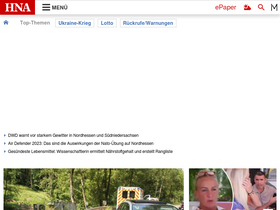 'hna.de' screenshot