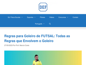'dicaseducacaofisica.info' screenshot