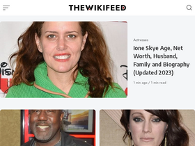 'thewikifeed.com' screenshot