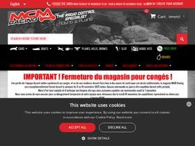 'mcmracing.com' screenshot