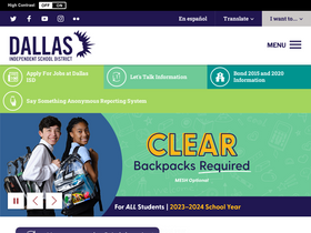 'dallasisd.org' screenshot