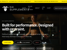 kaisupps.com homepage screenshot