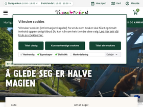 'dyreparken.no' screenshot