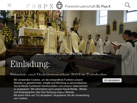 'fsspx.de' screenshot