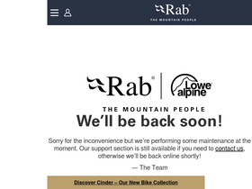 'rab.equipment' screenshot