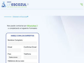 'escozul-cuba.com' screenshot