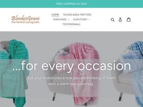 blankiegram.com homepage screenshot
