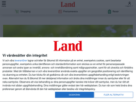 'land.se' screenshot