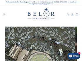 belortimelegacy.com homepage screenshot