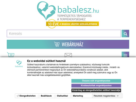 'babalesz.hu' screenshot