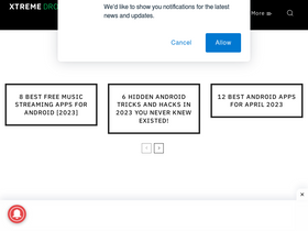 'xtremedroid.com' screenshot