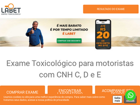 'labet.com.br' screenshot