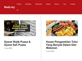 'nadz.my' screenshot