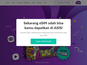 'axis.co.id' screenshot