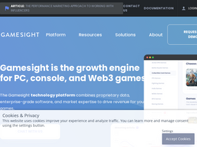 'gamesight.io' screenshot