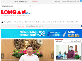 'baolongan.vn' screenshot