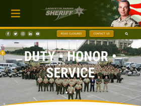 'lafayettesheriff.com' screenshot