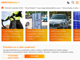 'elektrickevozy.cz' screenshot