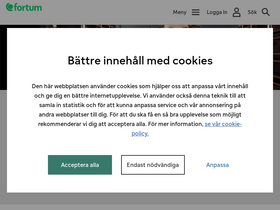 'fortum.se' screenshot