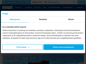 'invia.hu' screenshot