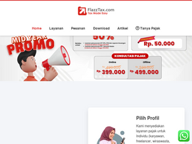 'flazztax.com' screenshot