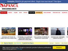 'sapanca.com.tr' screenshot