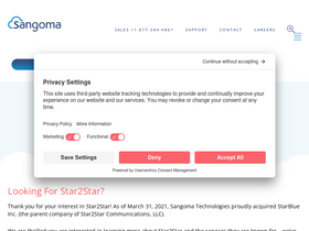 'star2star.com' screenshot