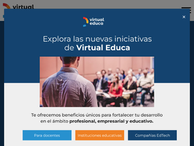 'virtualeduca.org' screenshot