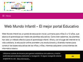 'webmundoinfantil.com' screenshot