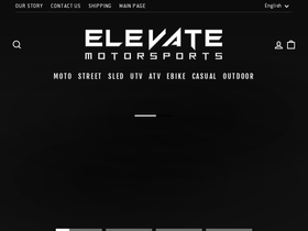 shopelevatemotorsports.ca homepage screenshot