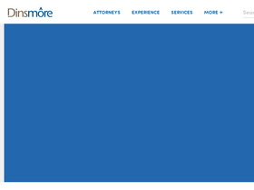 'dinsmore.com' screenshot