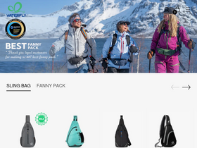 Waterfly  homepage screenshot