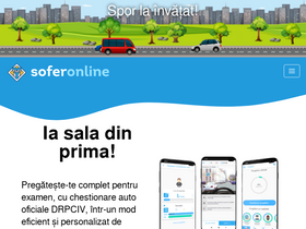'soferonline.ro' screenshot