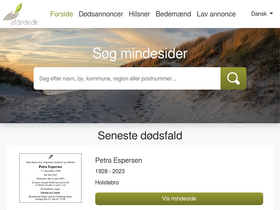 'afdoede.dk' screenshot