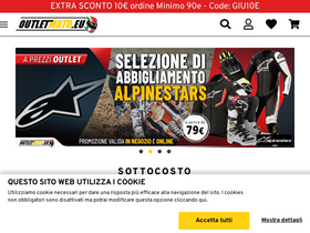 'outletmoto.eu' screenshot