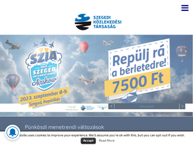 'szkt.hu' screenshot