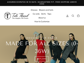 Talethread homepage screenshot
