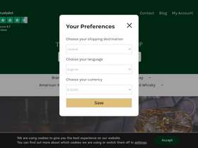 'thesinglemaltshop.com' screenshot