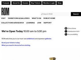 'rom.on.ca' screenshot