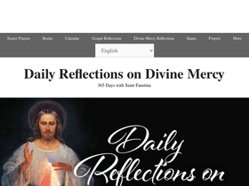 'divinemercy.life' screenshot