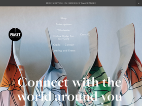 feastcoffee.com homepage screenshot