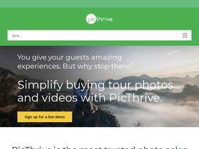 'picthrive.com' screenshot