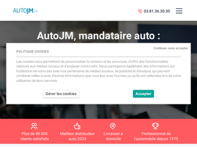 'autojm.fr' screenshot