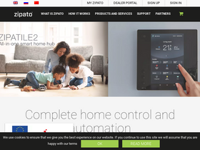 'zipato.com' screenshot