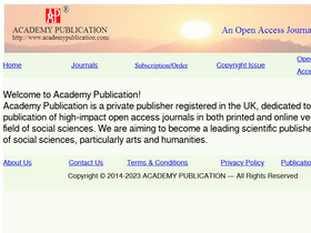 'academypublication.com' screenshot