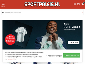 'sportpaleis.nl' screenshot